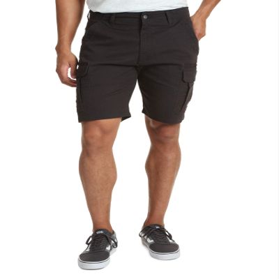 Classic Cargo Stretch Short, Black Twill, 32