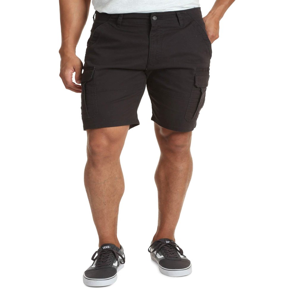 Classic Cargo Stretch Short, Black Twill, 32