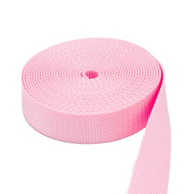 3/4 Inch Width Nylon Webbing - Medium Weight : 5 Yards 3/4" Strap Webbing Plus (Baby Pink)