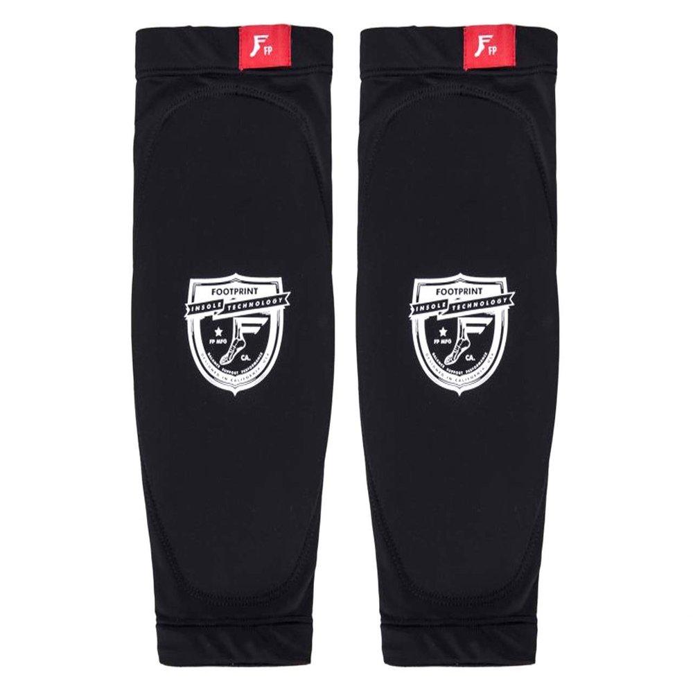FP Discreet Shin Guard Sleeves for Men & Women-Pack of 2 | Impact-Resistant, Lightweight Leg Protection | Worn Under Pants, Black, X-Large