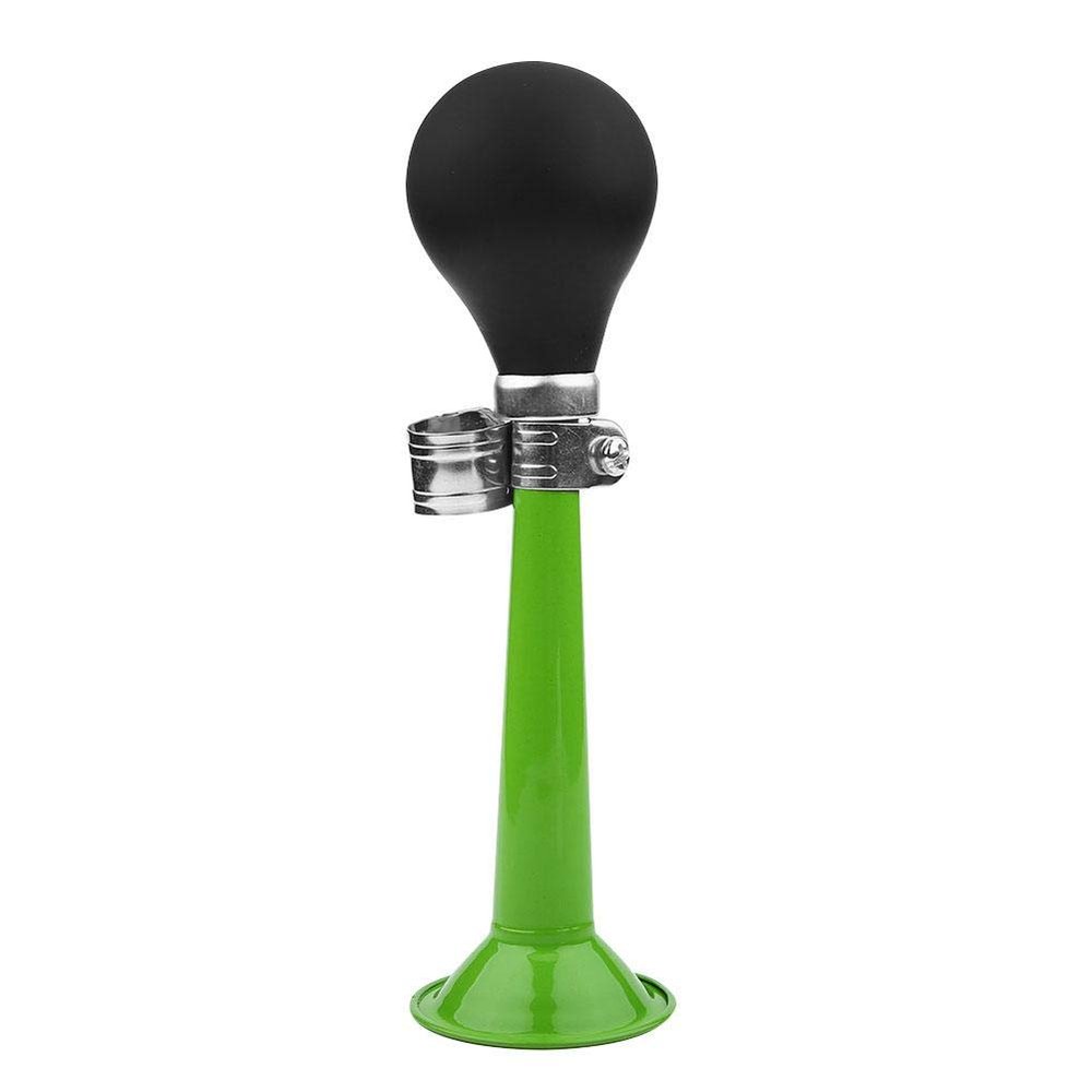 6-Inch Bicycle Horn, Retro Metal Plated Bike Horn (Green)