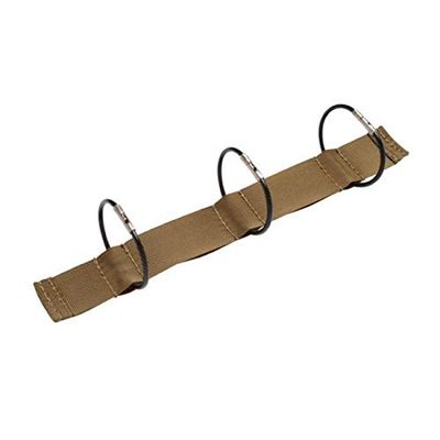 Tactical Notebook Covers Flexible 3-Ring Attachment | Holds 4.25"x8" Paper with Quick-Access Rings | Includes 20 Envelopes for Efficient Field Note-Taking and Tactical Organization (Coyote Brown)