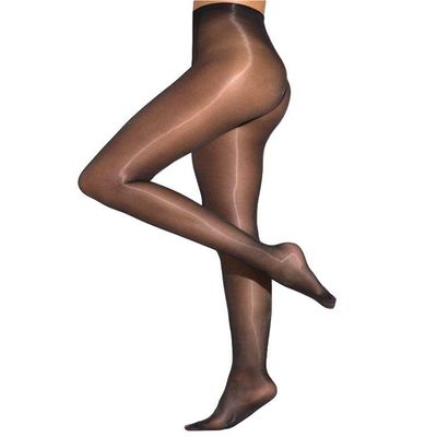 Cecilia de Rafael Eterno Super Lucido 10 Shiny Tights-XXLarge-Natural