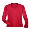 AquaGuard Women UV40+ Sun Protection Long Sleeve Performance T-Shirt, Moisture Wicking, Quick Dry, Sport red, X-Small view 2