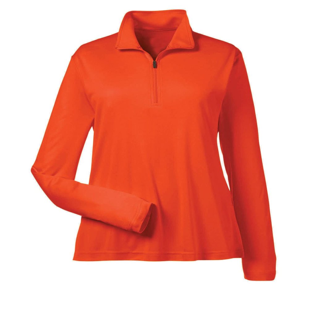 AquaGuard Women's TM36-TT31W-Zone Performance Quarter-Zip, Sport Orange, X-Small