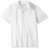 AquaGuard Boys' Big TM36-TT51Y-Zone Performance Polo, White, X-Large view 1