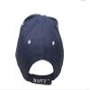 Adult Military U.S. Navy with Seal Defending Freedom Adjustable Blue Hat Cap view 2