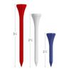 IZZO Golf Wood Golf Tees, 1.75 Inch, Red/White/Blue (Pack of 200) view 2