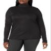 AquaGuard Women's TM36-TT31W-Zone Performance Quarter-Zip, Black, XX-Large view 1