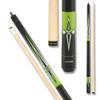 Action Impact - Billiards Pool Cue Stick - Black & Lime Green Matte - 19oz view 1