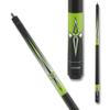 Action Impact - Billiards Pool Cue Stick - Black & Lime Green Matte - 19oz view 2