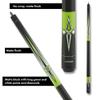 Action Impact - Billiards Pool Cue Stick - Black & Lime Green Matte - 19oz view 3