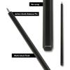 Action Mass?? Pool Cue, 14mm Soft Elk Master Tip, Stiff Shaft, 46.5-inch Long Cue for Complicated Mass?? Shots, for Artistic Pool - Black Matte, 25oz view 3