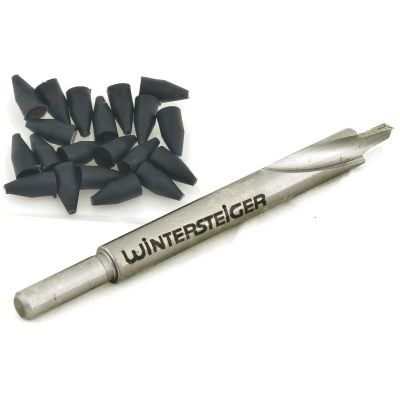 Binding Mount Drill Bit (3.6mm x 7.5mm) - Binding Mounting Drill Bits, Accessories to Set Bindings on Skis, Includes 25 Binding Hole Plugs to Close Open Holes, for All Ski Bindings