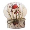 Stony Creek Birch & Cardinals 4 x 4 x 5.5 inch Ball on Birch Base, BTC8255 (BTC8255A) view 1