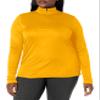 AquaGuard Women's TM36-TT31W-Zone Performance Quarter-Zip, Soft Pink Athletic Gold, Small view 2