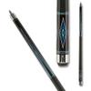 Action Classic Billiards Pool Cue Stick - 13mm 7-Layered Tip, 29" Hard Rock Maple Wood Shaft with 10-12" Taper - Black w/Multi-Colored Points - 19oz view 2