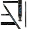 Action Classic Billiards Pool Cue Stick - 13mm 7-Layered Tip, 29" Hard Rock Maple Wood Shaft with 10-12" Taper - Black w/Multi-Colored Points - 19oz view 3