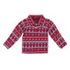 KicKee Pants Little Boys Holiday Long Sleeve Polo - Nordic Print, 18-24 Months view 1
