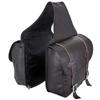 HILASON Soft Leather Horse Saddle Bag Black | Equestrian Western Adjustable Closure view 1