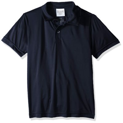 AquaGuard Boys' Big TM36-TT51Y-Zone Performance Polo, Sport Dark Navy, Medium