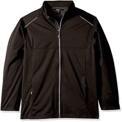 Ashe City Men's Techno Lite Three-Layer Knit Tech-Shell, Carbon, M