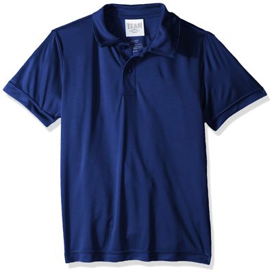 AquaGuard Boys' Big TM36-TT51Y-Zone Performance Polo, Sport Royal, Small