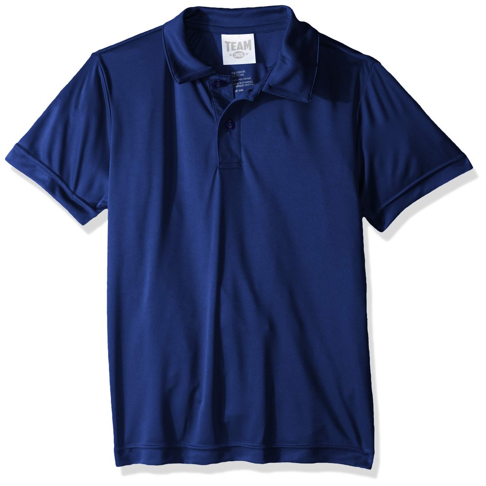 AquaGuard Boys' Big TM36-TT51Y-Zone Performance Polo, Sport Royal, Small