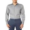 Van Heusen Men's Dress Shirts Fitted Lux Sateen Stretch Solid Spread Collar Shirt, Grey, 16" Neck 36"-37" Sleeve view 1