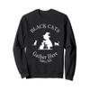 Black Cats Gather Here Salem, MA Halloween Witch Sweatshirt view 1