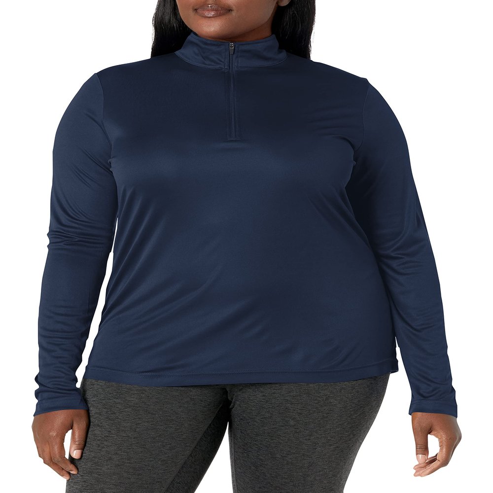 AquaGuard Women's TM36-TT31W-Zone Performance Quarter-Zip, Sport Dark Navy, Large