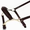 CHALLENGER Horse English Leather Bridle Reins Tack Bling Black COB 803S39-C view 2