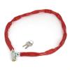 Aexit 110cm Length Bike Locks Bike Bicycle Motorcycle Cycling Secuirty Chain Lock Red w Cable Locks 2 Keys view 1