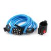 Aexit Bicycle Bike Bike Locks Cycle 5 Digit Combination Security Pad Lock 12mm U-Locks Cable Blue view 1