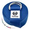 Tumaz Yoga Strap/Stretch Bands [15+ Colors, 6/8/10 Feet Options] with Extra Safe Adjustable D-Ring Buckle, Durable and Comfy Delicate Texture - Best for Daily Stretching, Physical Therapy, Fitness view 1