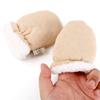 Cntqiang Winter Thicken Warm Fleece Gloves Infant Newborn Baby Boys Girls Face Anti Grasping Mittens for 0-12 Months view 2