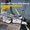 AQUOS Haswing CaymanB 12V 55LB 54in. Shaft Bow Mount Electric Trolling Motor  Includes Wireless Remote& Quick-Release Mount for Fishing Boats in Saltwater & Freshwater view 4