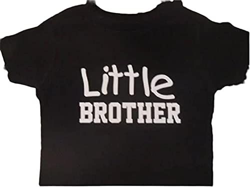 Little Brother Toddler Shirt Boys Baby Tshirt Kids Sibling t-Shirt White