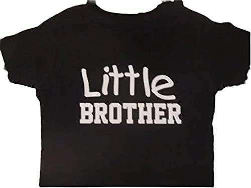 Little Brother Toddler Shirt Boys Baby Tshirt Kids Sibling t-Shirt White