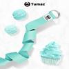 Tumaz Yoga Strap/Stretch Bands [15+ Colors, 6/8/10 Feet Options] with Extra Safe Adjustable D-Ring Buckle, Durable and Comfy Delicate Texture - Best for Daily Stretching, Physical Therapy, Fitness view 2