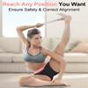 Tumaz Yoga Strap/Stretch Bands [15+ Colors, 6/8/10 Feet Options] with Extra Safe Adjustable D-Ring Buckle, Durable and Comfy Delicate Texture - Best for Daily Stretching, Physical Therapy, Fitness view 4
