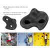 Rock Climbing Holds, 10Pcs Durable Plastic with Mounting Screws, Kids Climbing Holds, Black Color for Children Home Playrooms Schools and Daycares view 2