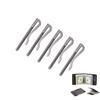 5Pcs Spring Money Clip Steel Bar Nickel Plate for Bifold Wallet Purse Leather Craft Tools Ideal Christmas gift Father's Day gift Silver 2.9 Inch view 1