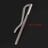 5Pcs Spring Money Clip Steel Bar Nickel Plate for Bifold Wallet Purse Leather Craft Tools Ideal Christmas gift Father's Day gift Silver 2.9 Inch view 4