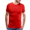 Spreadshirt Leave Me Alone Bodybuilding Gym Quote Men's Premium T-Shirt, 5XL, red view 2