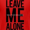 Spreadshirt Leave Me Alone Bodybuilding Gym Quote Men's Premium T-Shirt, 5XL, red view 3