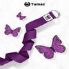 Tumaz Yoga Strap/Stretch Bands [15+ Colors, 6/8/10 Feet Options] with Extra Safe Adjustable D-Ring Buckle, Durable and Comfy Delicate Texture - Best for Daily Stretching, Physical Therapy, Fitness view 2