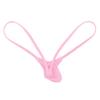 ACSUSS Men's Grape Smugglers Micro Bulge Pouch Thongs V-String Bikini Briefs Underwear Pink M view 4