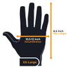 Rock-N-Rescue Rope Master Gloves - Version II, Lightweight, Breathable, Stretchable, Nylon Construction for Dexterity and Comfort, Leather Reinforced Palms for Protection, XX-Large view 2
