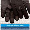 Rock-N-Rescue Rope Master Gloves - Version II, Lightweight, Breathable, Stretchable, Nylon Construction for Dexterity and Comfort, Leather Reinforced Palms for Protection, XX-Large view 3